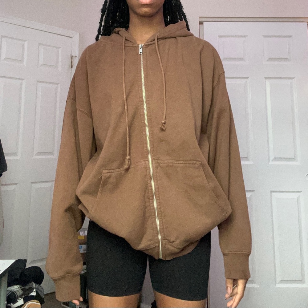 Brandy Melville Women's Brown Jacket